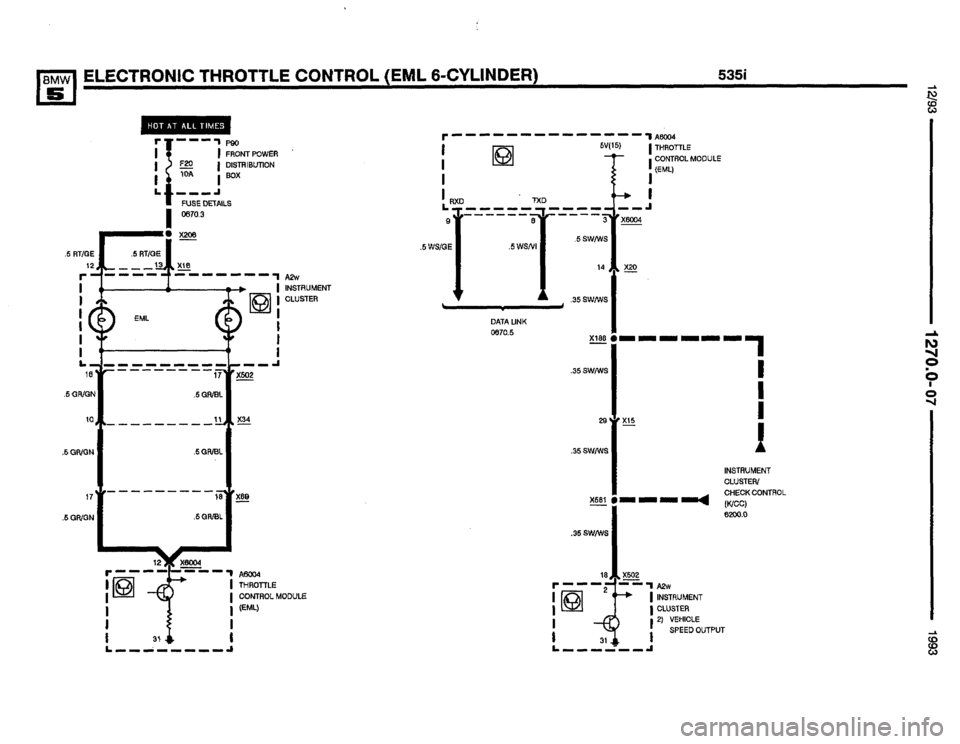 BMW 525i 1993 E34 Electrical Troubleshooting Manual BMW 525i 1993 E34 Electrical Troubleshooting Manual