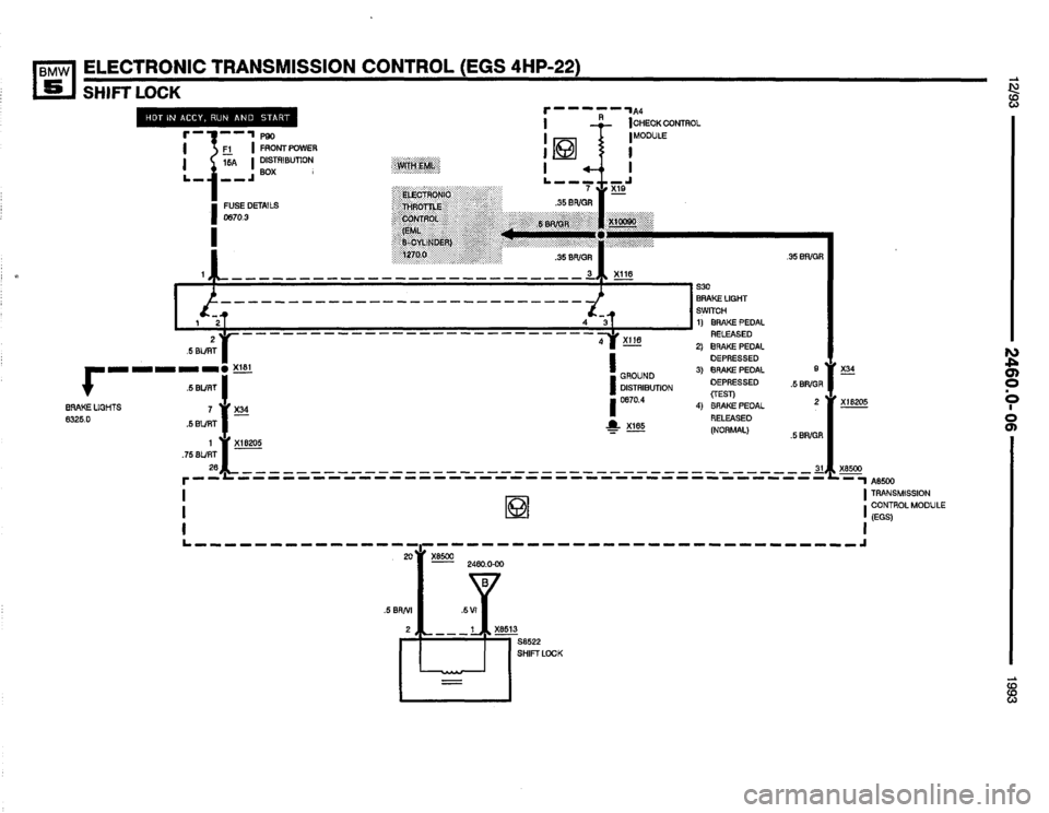 BMW 525it 1993 E34 Electrical Troubleshooting Manual BMW 525it 1993 E34 Electrical Troubleshooting Manual