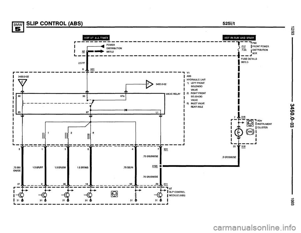 BMW 525i 1993 E34 Electrical Troubleshooting Manual BMW 525i 1993 E34 Electrical Troubleshooting Manual