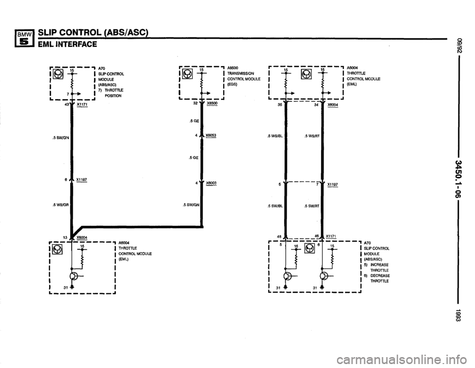 BMW 535i 1993 E34 Electrical Troubleshooting Manual 
