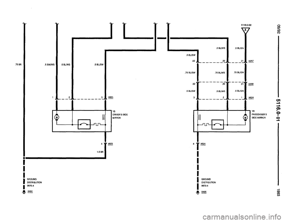 BMW 535i 1993 E34 Electrical Troubleshooting Manual 