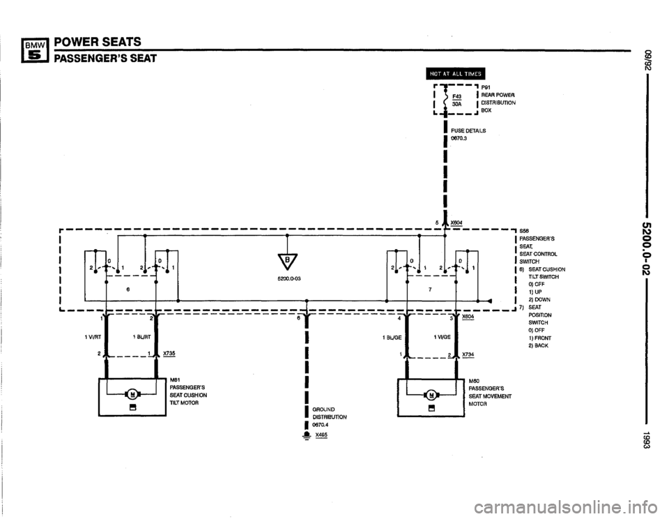 BMW 525i 1993 E34 Electrical Troubleshooting Manual 