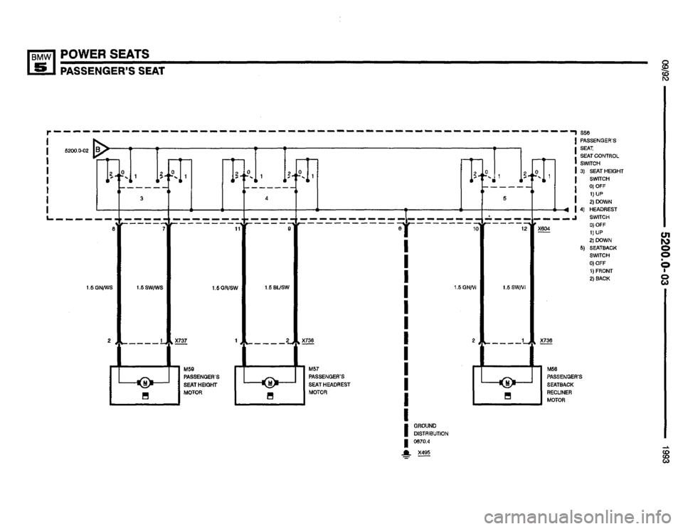BMW 525i 1993 E34 Electrical Troubleshooting Manual 