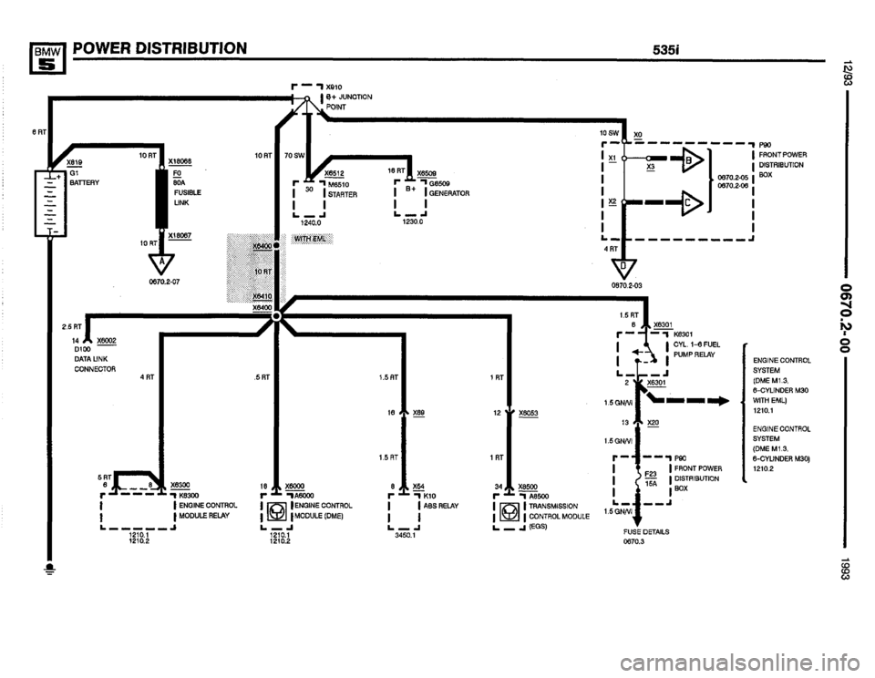 BMW M5 1993 E34 Electrical Troubleshooting Manual 