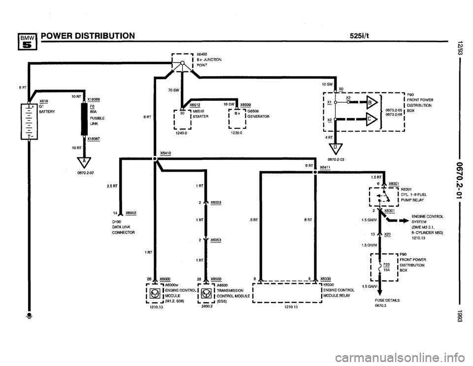 BMW M5 1993 E34 Electrical Troubleshooting Manual 