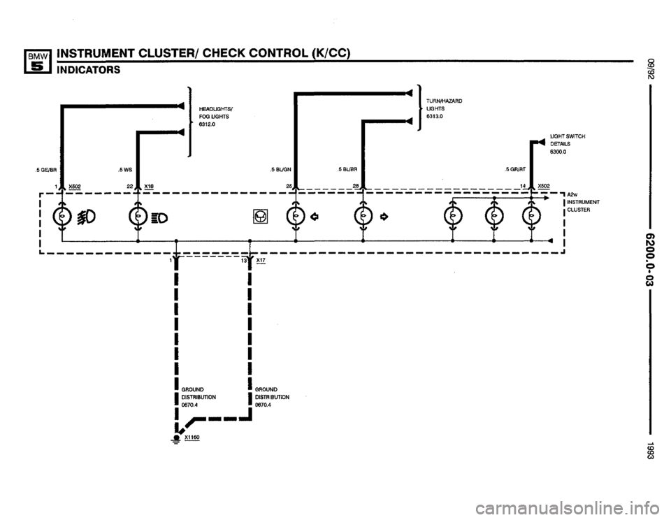 BMW 525i 1993 E34 Electrical Troubleshooting Manual 