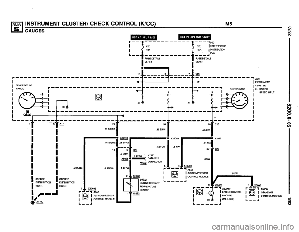 BMW 525i 1993 E34 Electrical Troubleshooting Manual 