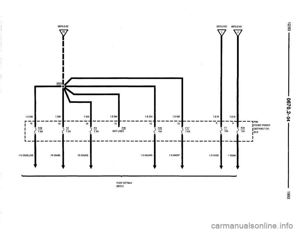 BMW 535i 1993 E34 Electrical Troubleshooting Manual 