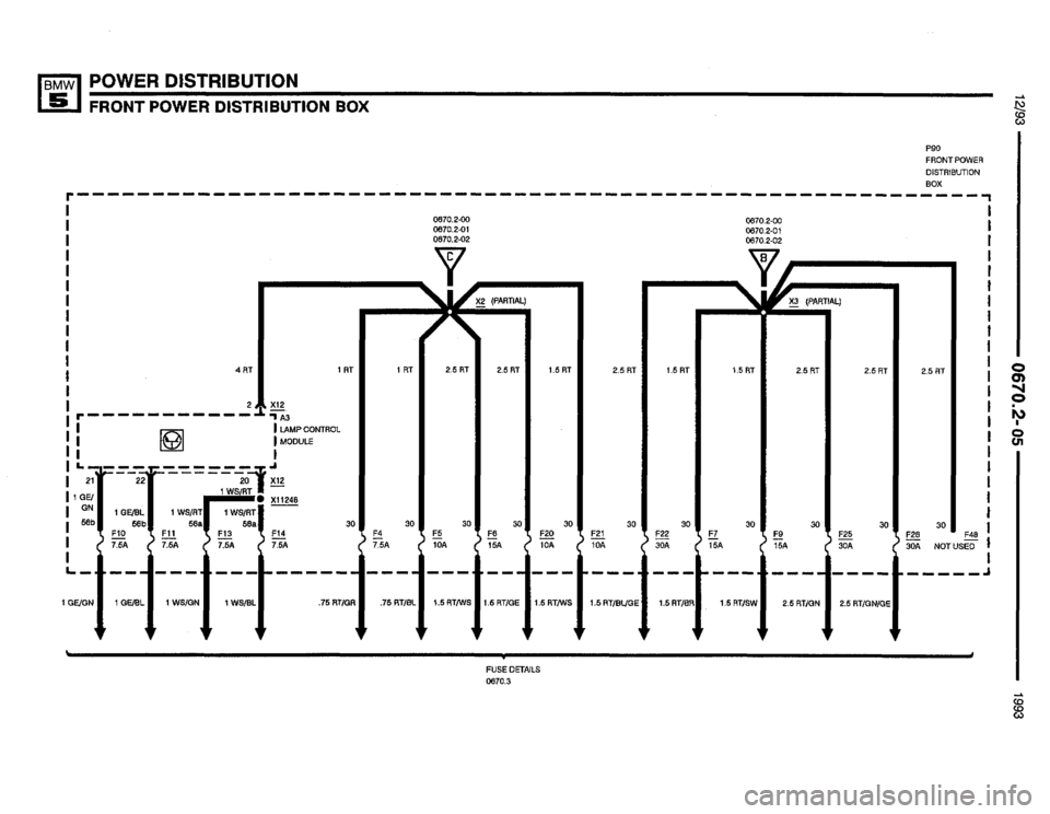 BMW M5 1993 E34 Electrical Troubleshooting Manual 