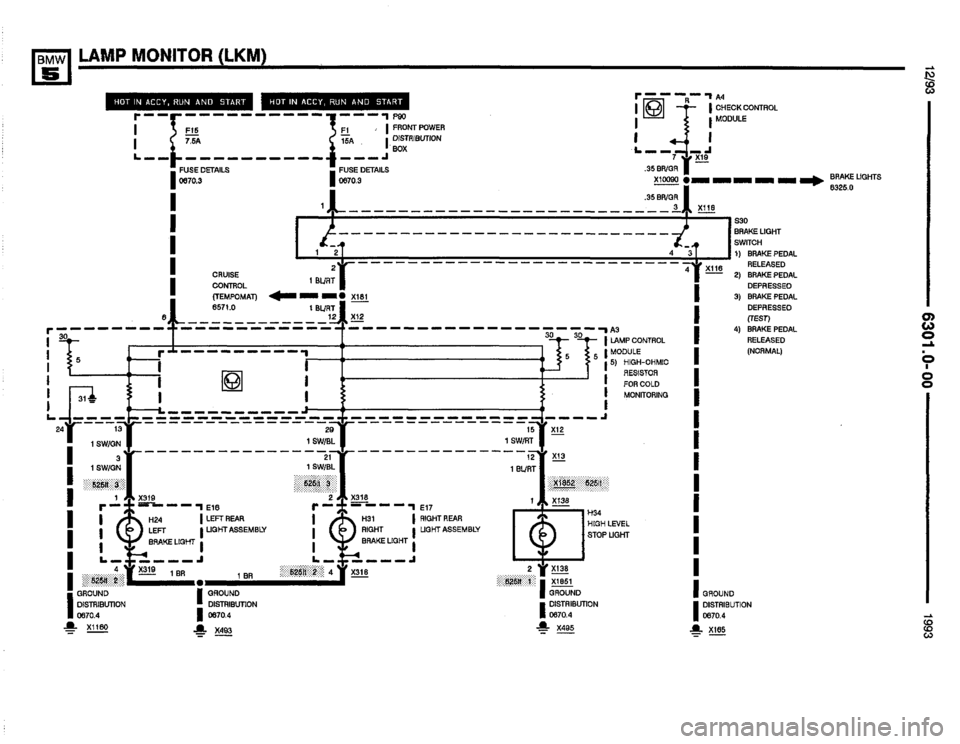 BMW 535i 1993 E34 Electrical Troubleshooting Manual BMW 535i 1993 E34 Electrical Troubleshooting Manual