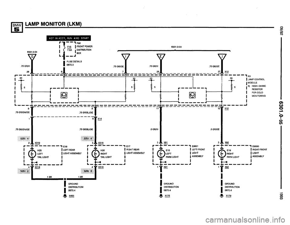BMW 535i 1993 E34 Electrical Troubleshooting Manual BMW 535i 1993 E34 Electrical Troubleshooting Manual