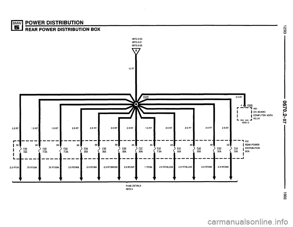 BMW 535i 1993 E34 Electrical Troubleshooting Manual 