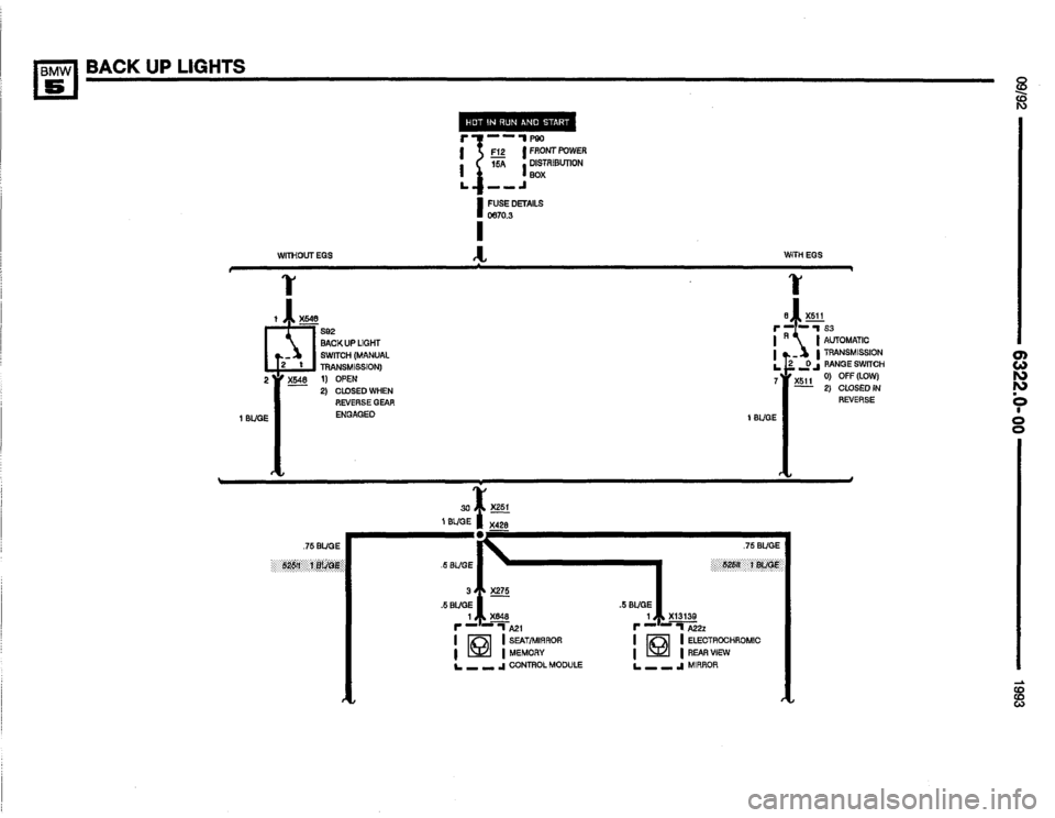 BMW 525it 1993 E34 Electrical Troubleshooting Manual BMW 525it 1993 E34 Electrical Troubleshooting Manual