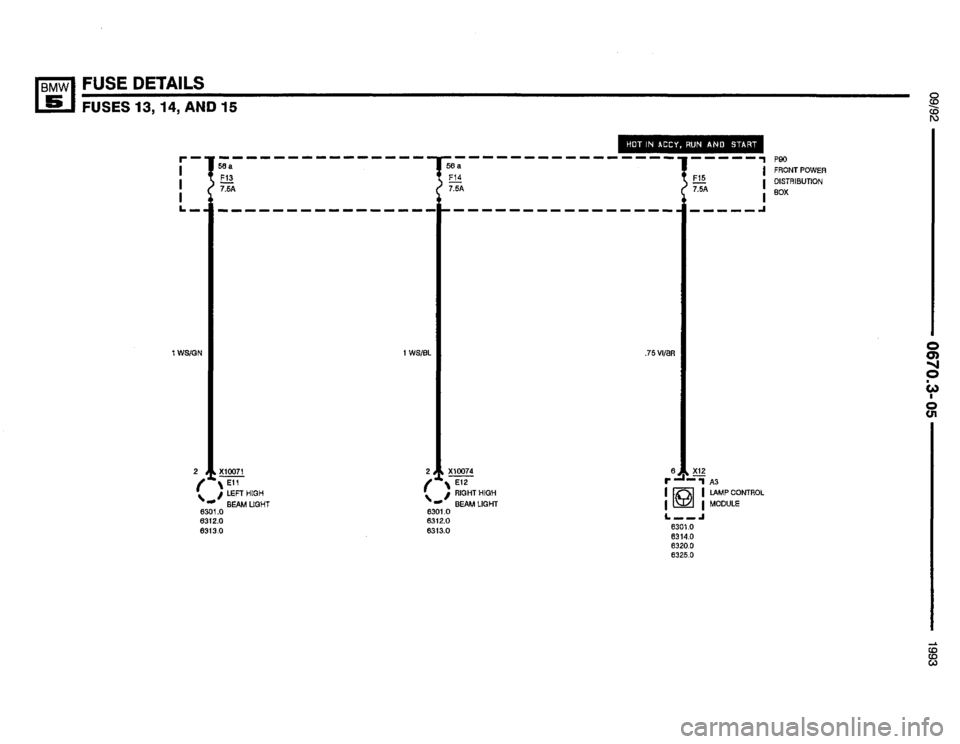 BMW 535i 1993 E34 Electrical Troubleshooting Manual 