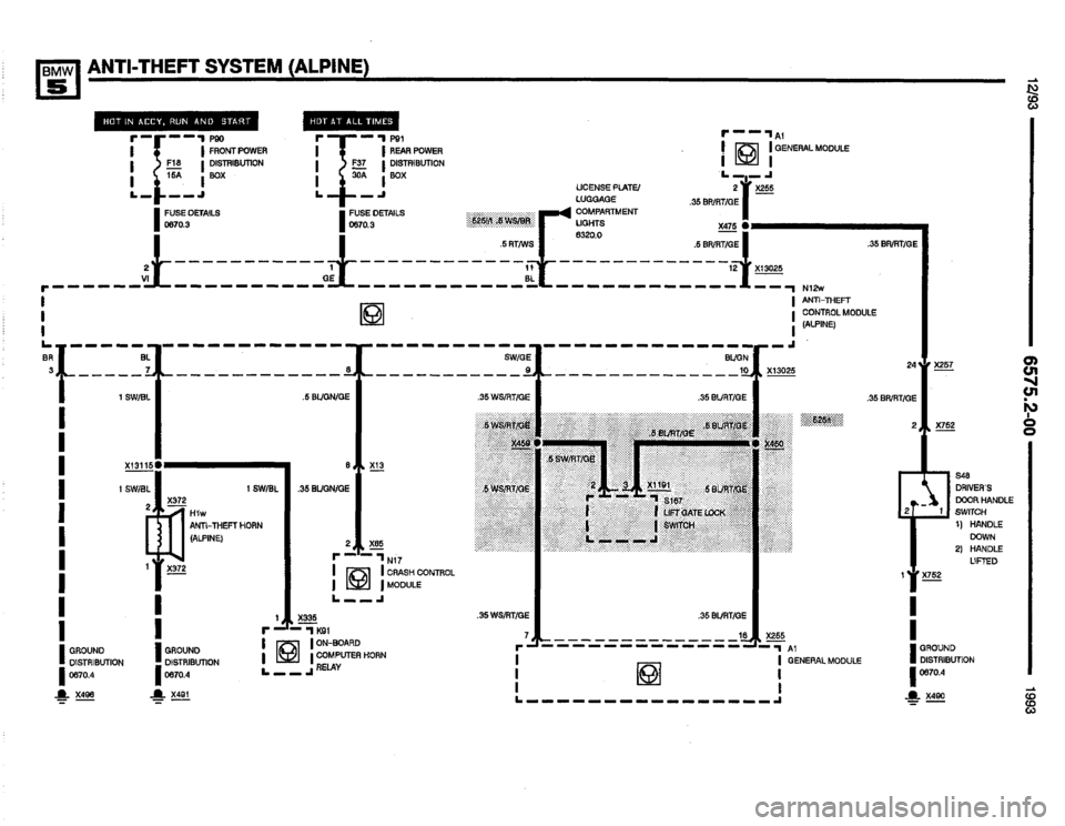 BMW 525it 1993 E34 Electrical Troubleshooting Manual BMW 525it 1993 E34 Electrical Troubleshooting Manual