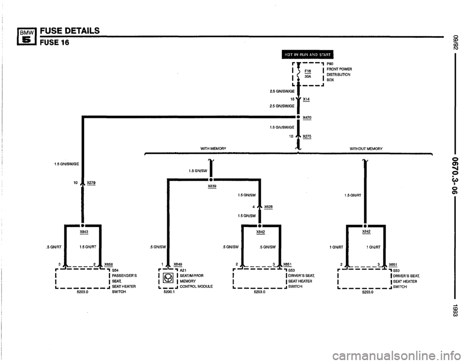 BMW M5 1993 E34 Electrical Troubleshooting Manual 