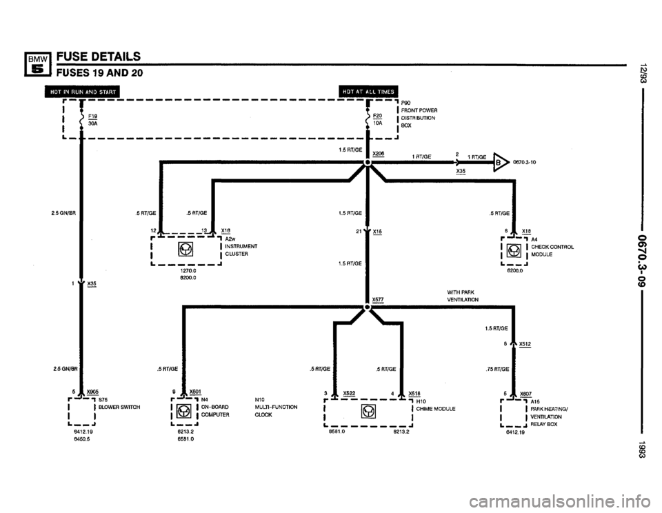 BMW 535i 1993 E34 Electrical Troubleshooting Manual 