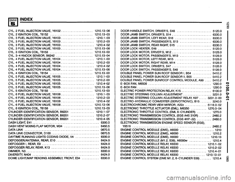 BMW M5 1993 E34 Electrical Troubleshooting Manual 