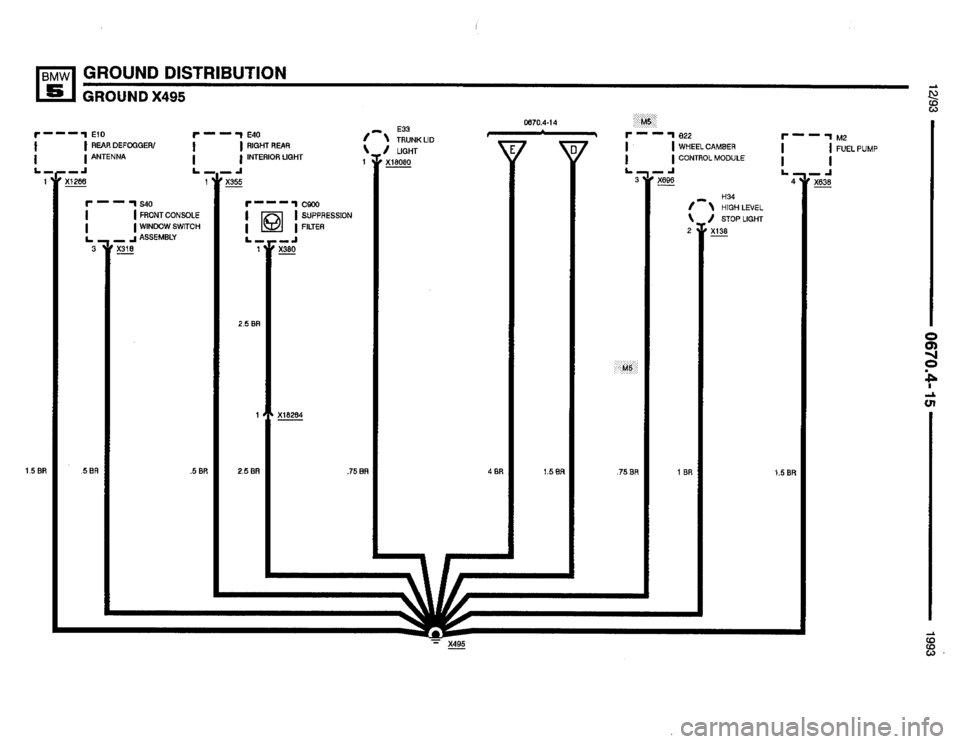BMW 525i 1993 E34 Electrical Troubleshooting Manual BMW 525i 1993 E34 Electrical Troubleshooting Manual