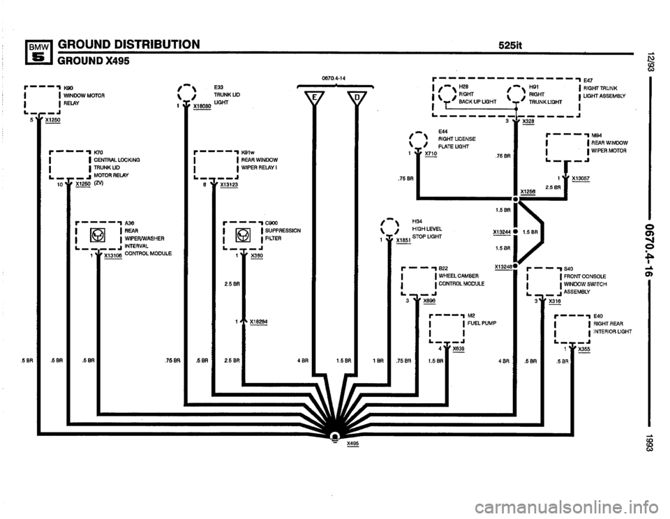 BMW 525i 1993 E34 Electrical Troubleshooting Manual BMW 525i 1993 E34 Electrical Troubleshooting Manual