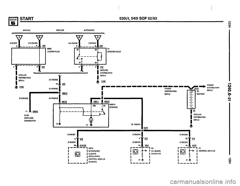 BMW 540i 1994 E34 Electrical Troubleshooting Manual BMW 540i 1994 E34 Electrical Troubleshooting Manual