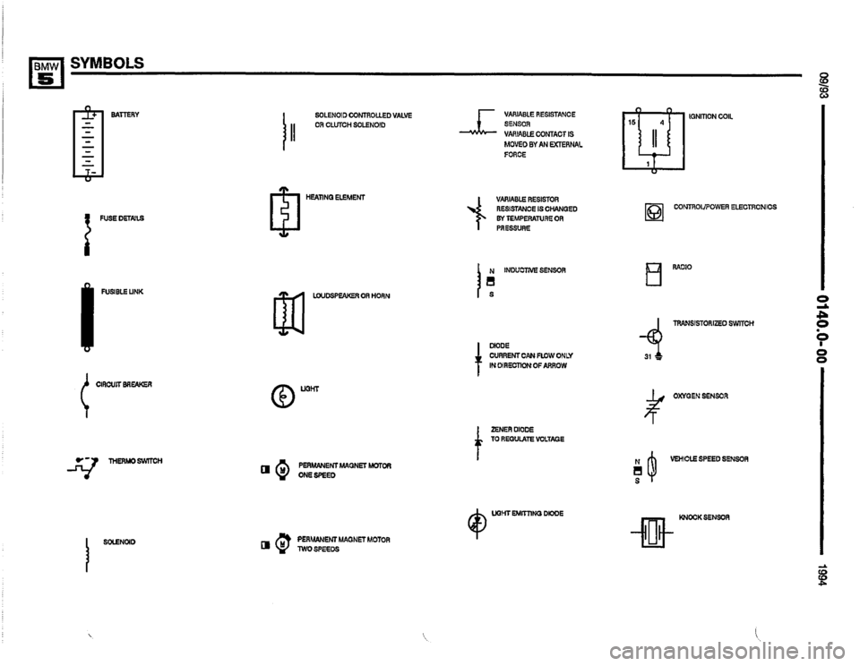 BMW 540i 1994 E34 Electrical Troubleshooting Manual 