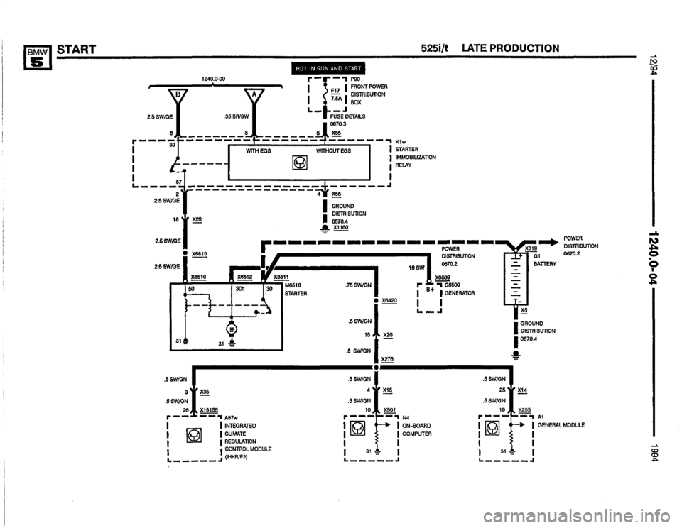 BMW 525i 1994 E34 Electrical Troubleshooting Manual BMW 525i 1994 E34 Electrical Troubleshooting Manual