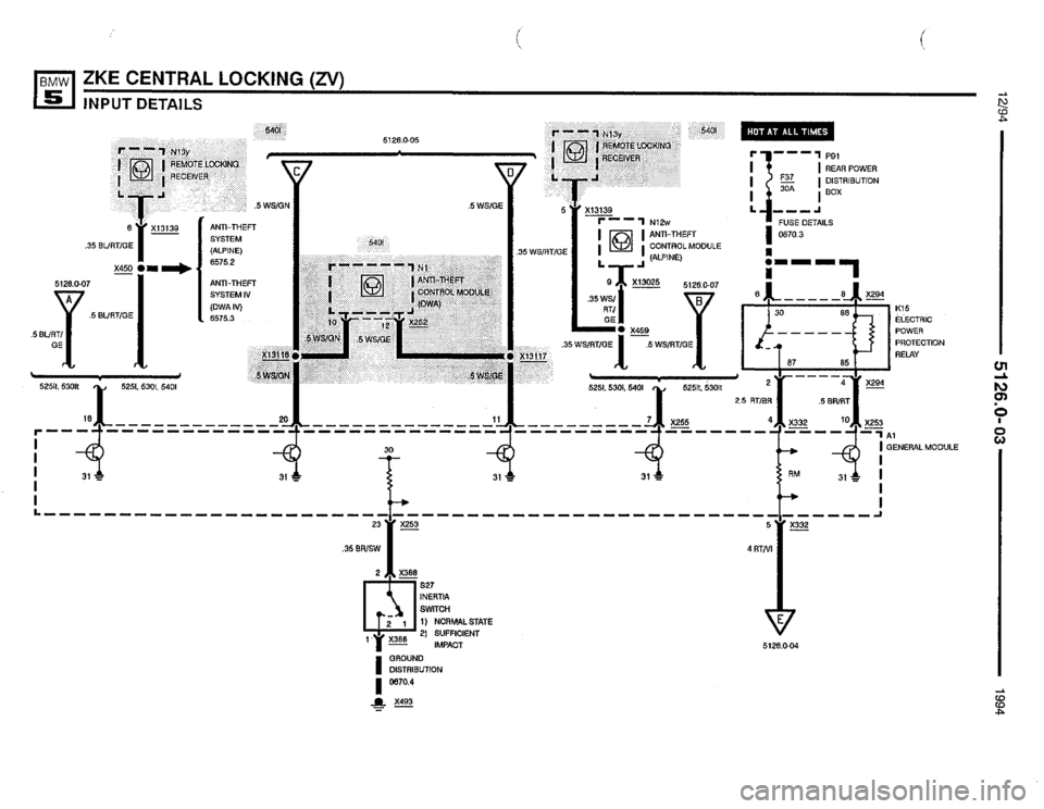 BMW 540i 1994 E34 Electrical Troubleshooting Manual BMW 540i 1994 E34 Electrical Troubleshooting Manual