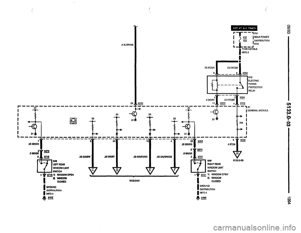 BMW 530i 1994 E34 Electrical Troubleshooting Manual 