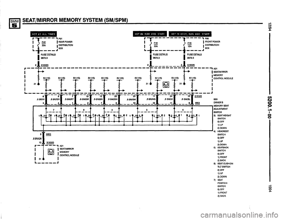 BMW 540i 1994 E34 Electrical Troubleshooting Manual 