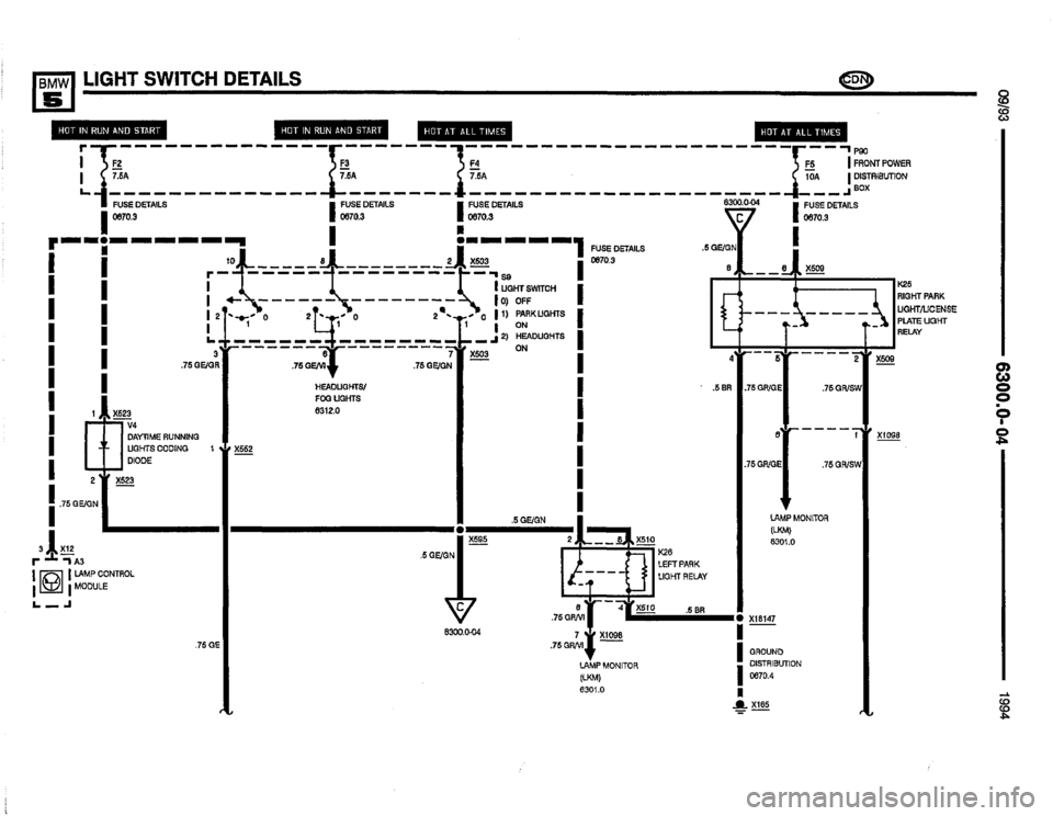 BMW 540i 1994 E34 Electrical Troubleshooting Manual BMW 540i 1994 E34 Electrical Troubleshooting Manual
