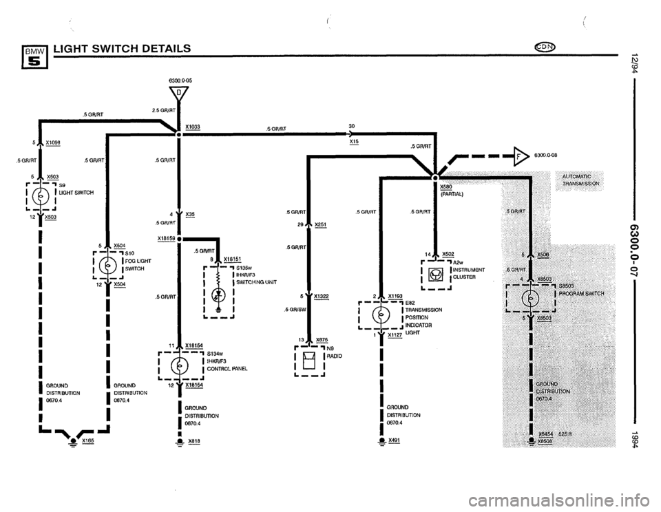 BMW 540i 1994 E34 Electrical Troubleshooting Manual BMW 540i 1994 E34 Electrical Troubleshooting Manual