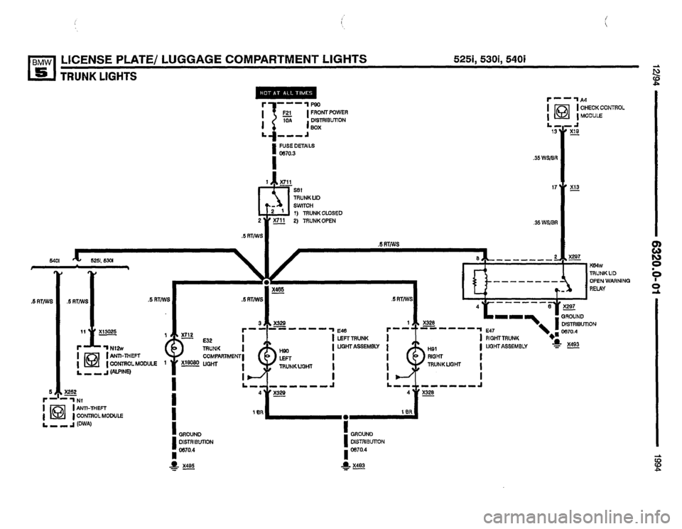 BMW 540i 1994 E34 Electrical Troubleshooting Manual BMW 540i 1994 E34 Electrical Troubleshooting Manual