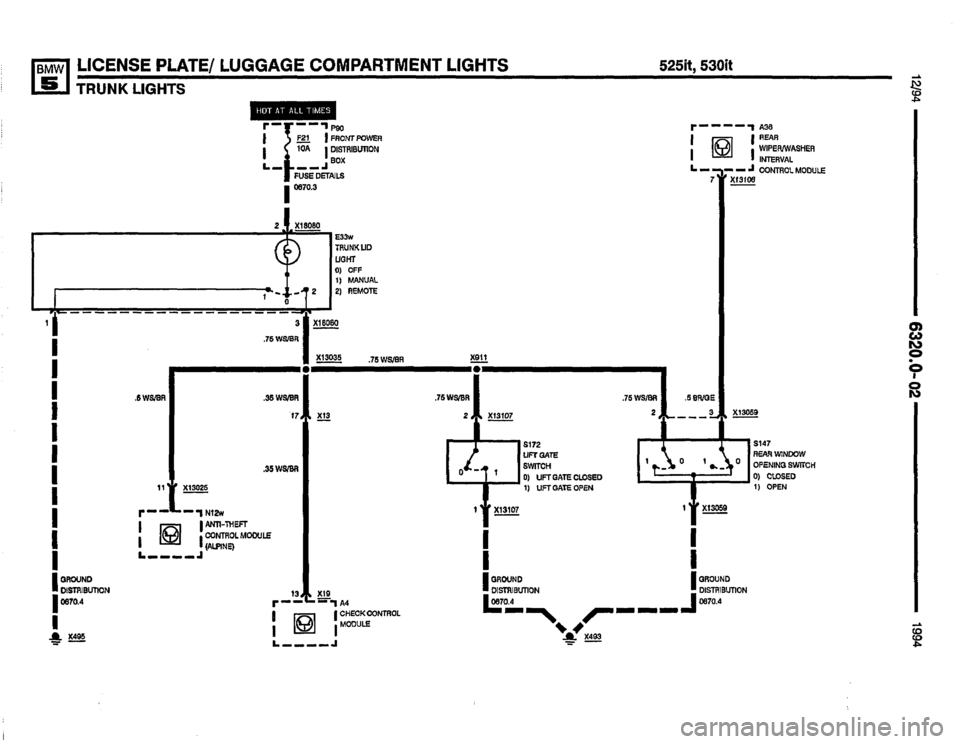 BMW 540i 1994 E34 Electrical Troubleshooting Manual BMW 540i 1994 E34 Electrical Troubleshooting Manual