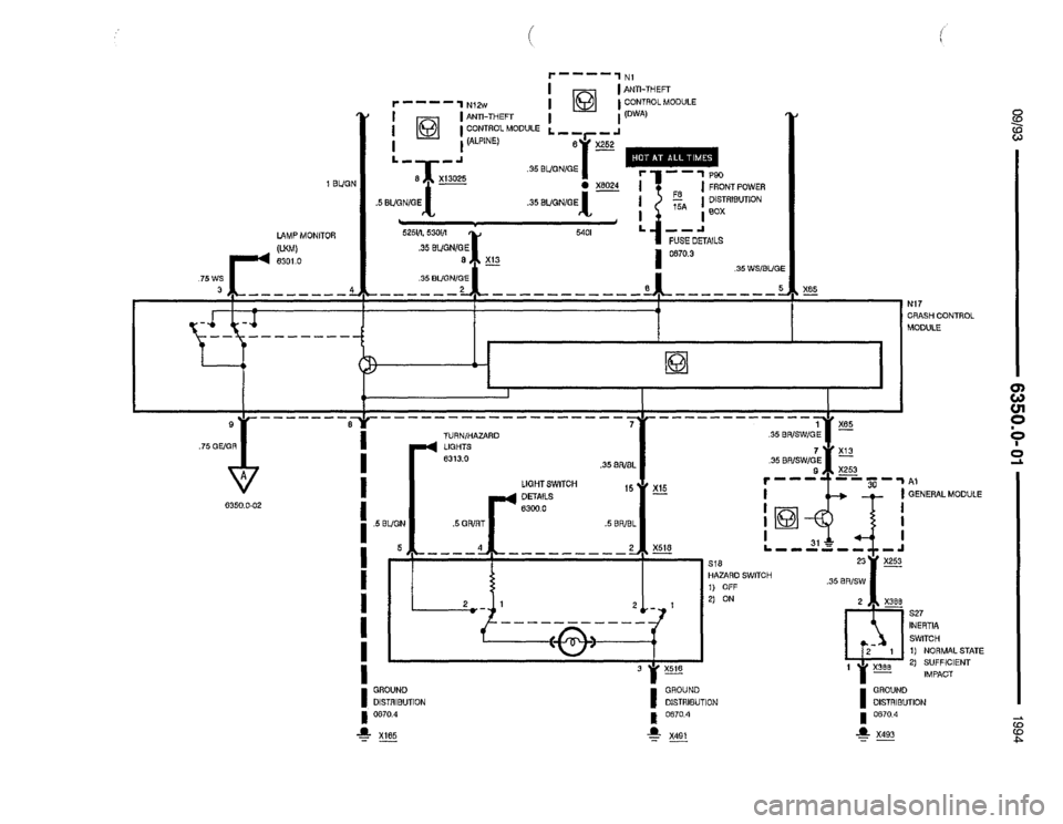 BMW 540i 1994 E34 Electrical Troubleshooting Manual BMW 540i 1994 E34 Electrical Troubleshooting Manual