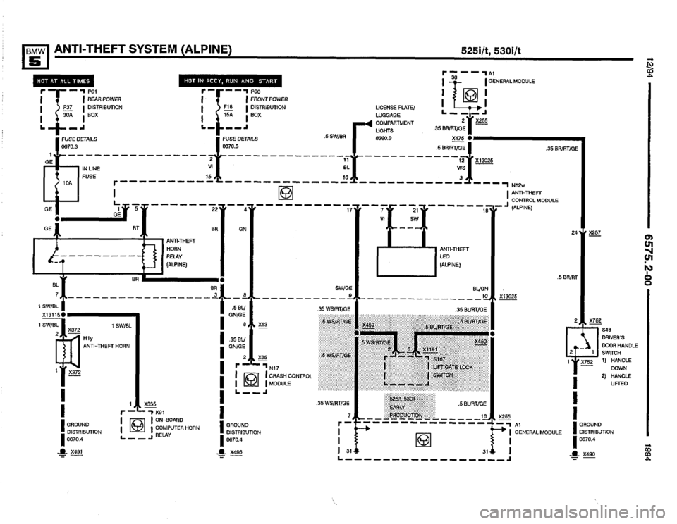 BMW 540i 1994 E34 Electrical Troubleshooting Manual BMW 540i 1994 E34 Electrical Troubleshooting Manual