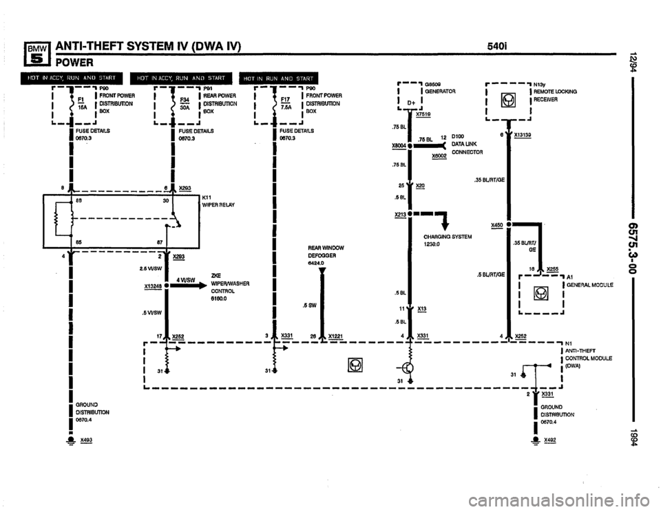 BMW 540i 1994 E34 Electrical Troubleshooting Manual BMW 540i 1994 E34 Electrical Troubleshooting Manual
