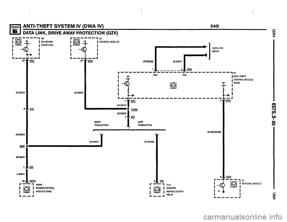 BMW 540i 1994 E34 Electrical Troubleshooting Manual BMW 540i 1994 E34 Electrical Troubleshooting Manual