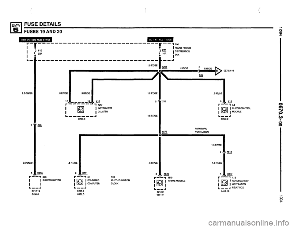 BMW 540i 1994 E34 Electrical Troubleshooting Manual 