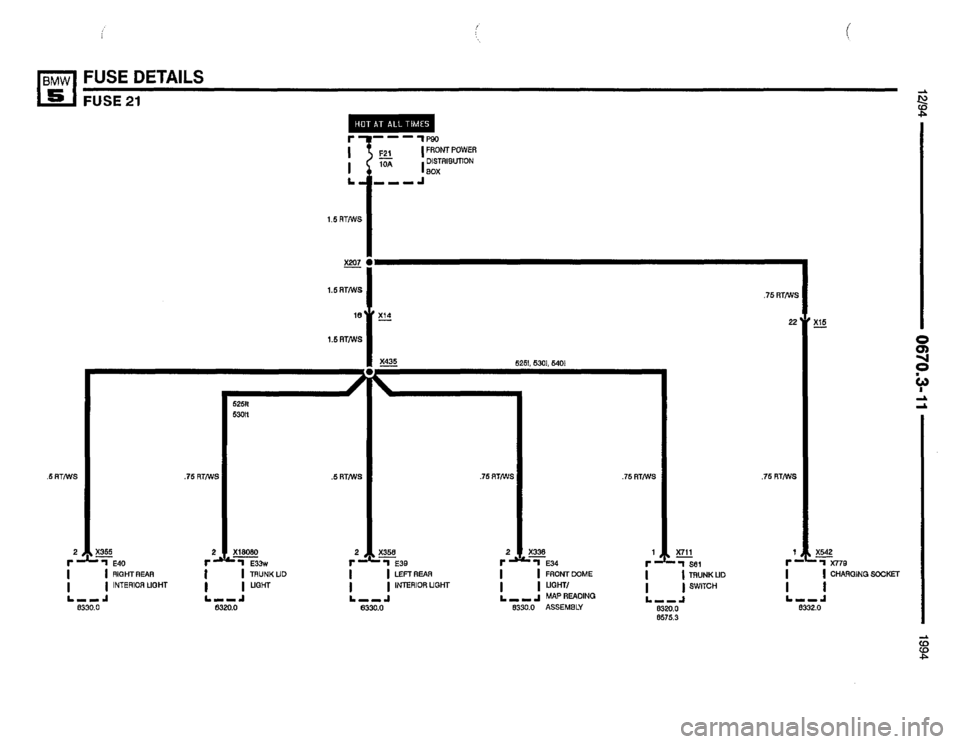 BMW 530it 1994 E34 Electrical Troubleshooting Manual BMW 530it 1994 E34 Electrical Troubleshooting Manual