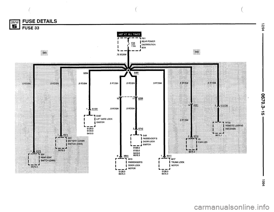 BMW 530it 1994 E34 Electrical Troubleshooting Manual BMW 530it 1994 E34 Electrical Troubleshooting Manual