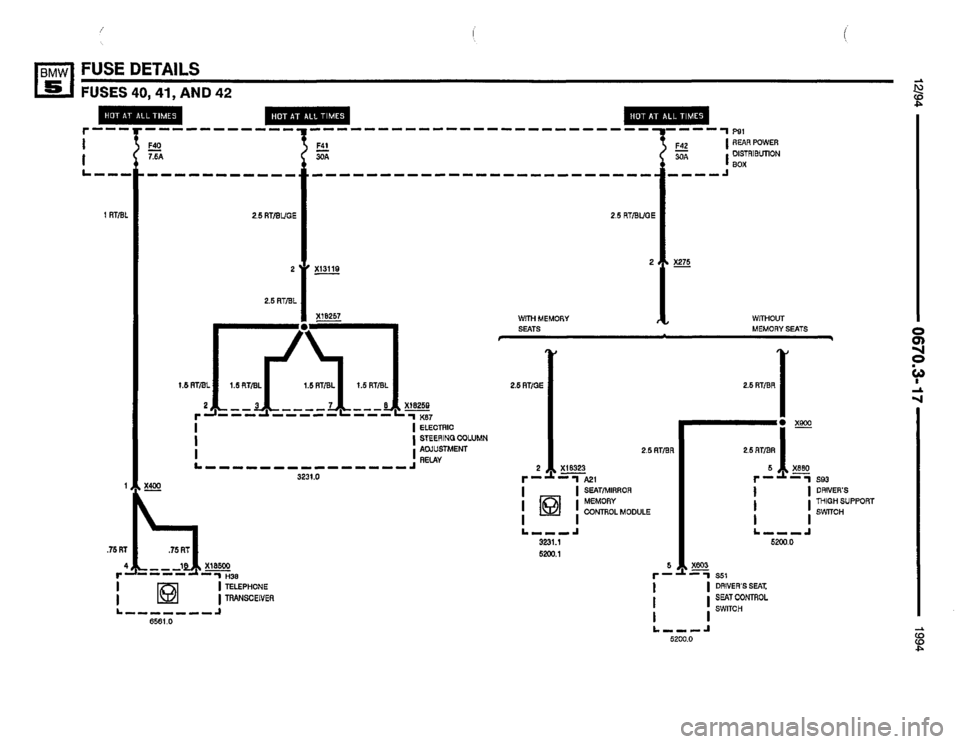 BMW 530it 1994 E34 Electrical Troubleshooting Manual BMW 530it 1994 E34 Electrical Troubleshooting Manual
