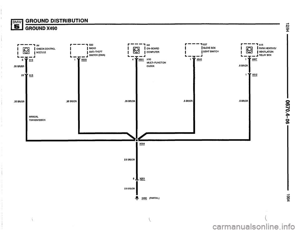 BMW 525i 1994 E34 Electrical Troubleshooting Manual BMW 525i 1994 E34 Electrical Troubleshooting Manual