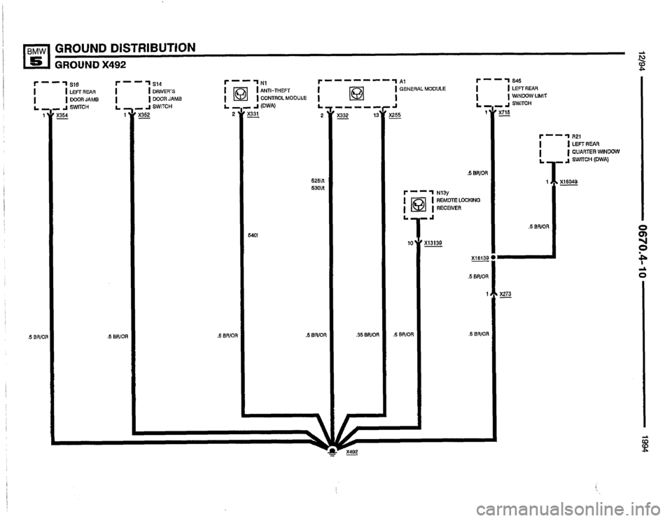 BMW 540i 1994 E34 Electrical Troubleshooting Manual BMW 540i 1994 E34 Electrical Troubleshooting Manual
