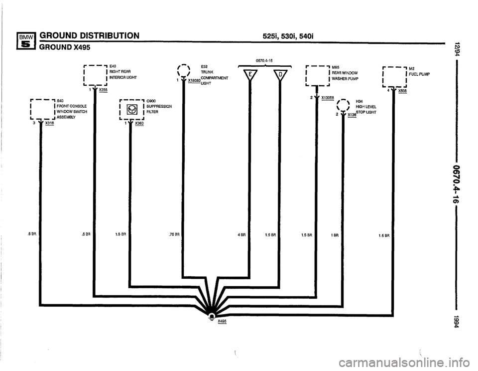 BMW 540i 1994 E34 Electrical Troubleshooting Manual BMW 540i 1994 E34 Electrical Troubleshooting Manual