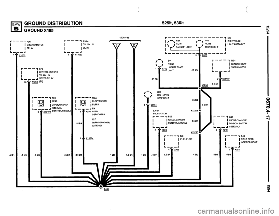 BMW 540i 1994 E34 Electrical Troubleshooting Manual BMW 540i 1994 E34 Electrical Troubleshooting Manual