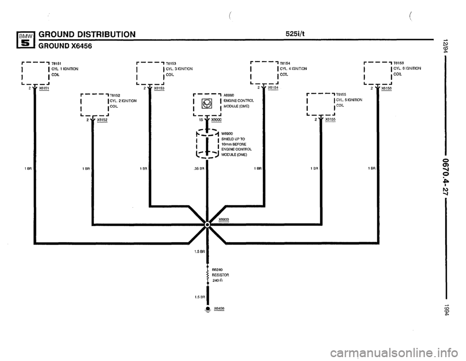 BMW 525i 1994 E34 Electrical Troubleshooting Manual BMW 525i 1994 E34 Electrical Troubleshooting Manual