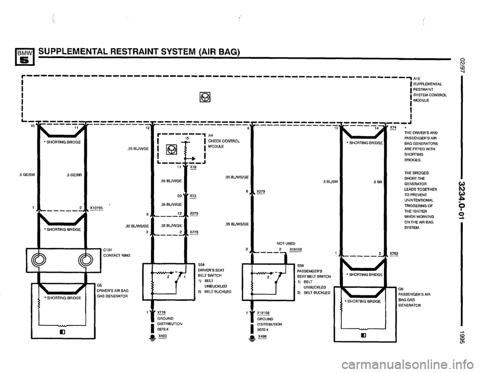 BMW 540i 1995 E34 Electrical Troubleshooting Manual BMW 540i 1995 E34 Electrical Troubleshooting Manual