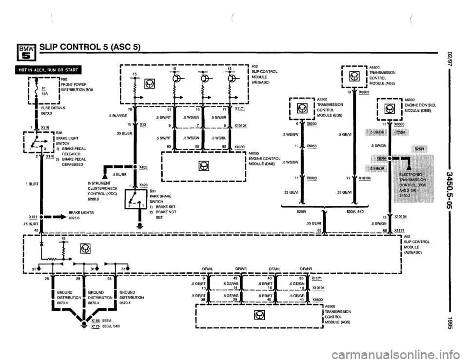 BMW 540i 1995 E34 Electrical Troubleshooting Manual BMW 540i 1995 E34 Electrical Troubleshooting Manual