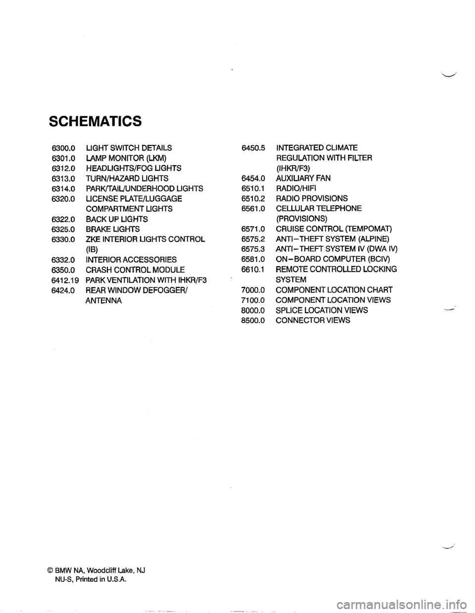 BMW 530i 1995 E34 Electrical Troubleshooting Manual 